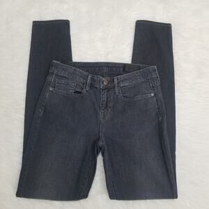 Vince Riley in Wilshire Wash Skinny Striped  Corduroy Low Rise Pants Made in USA